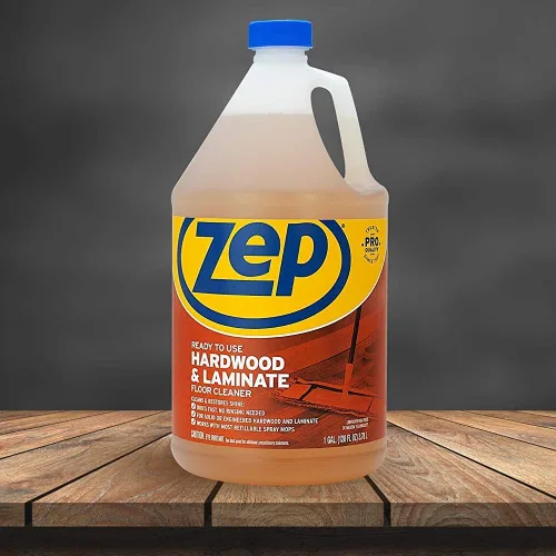 Miniatura 3 de Zep ZUHLF128 - Limpiador industrial para pisos de madera dura y laminado, 1 galón, elimina manchas, manchas y rozaduras. Limpia y restaura el brillo