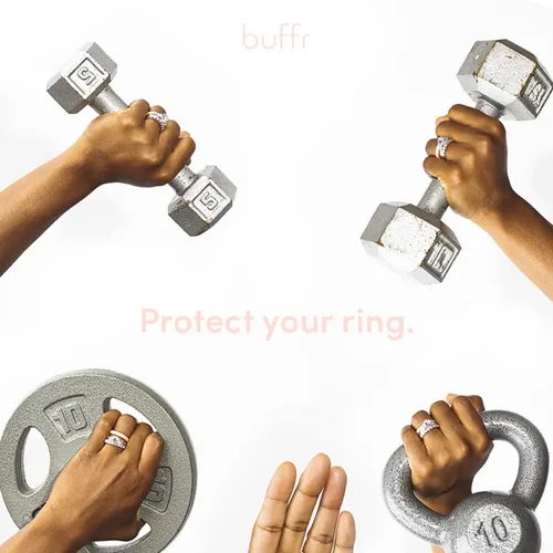 Miniatura 5 de BUFFR Ring Protector for Working Out - Silicone Ring Protector for Finger Jewelry