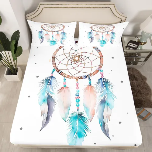 Miniatura 8 de Erosebridal Bonita sábana bajera ajustable de conejillo de indias, tamaño individual, sábanas kawaii con diseño de ratón para niños y niñas, ropa