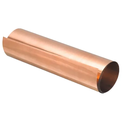 Miniatura 7 de uxcell Rollo de hoja de cobre, placa 3,280.8 ft m x 131.2 ft m x 0.2 ft m de la hoja del metal