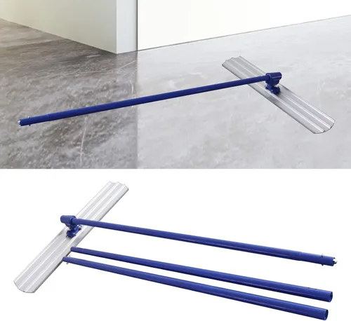 Miniatura 7 de Bull Float Herramientas de hormigón, kit de flotador de hormigón de 48 x 8 pulgadas, herramienta de hormigón de aleación de aluminio, paleta