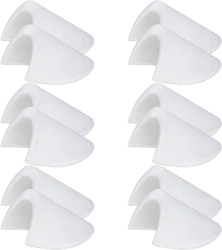 Miniatura 13 de Almohadillas de hombro de 1/2 pulgadas, 12 pares, almohadillas de hombro cosidas, almohadillas de espuma de esponja suave para hombres y mujeres