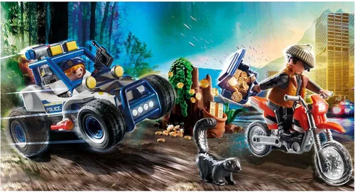 Miniatura 4 de Playmobil Coche todoterreno de policía con ladrón de joyas