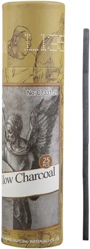 Miniatura 5 de YYMIYU Juego de lápices de dibujo, lápices de dibujo artístico, juego de carbón (palos de carbón de 0.118-0.315 in, 6 piezas)
