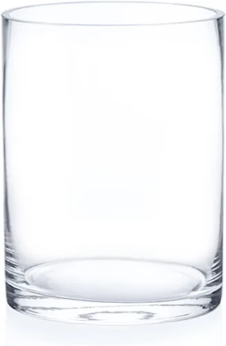 Miniatura 17 de Enova Floral Jarrón cilíndrico de vidrio transparente de 6 x 10 pulgadas, florero redondo para velas, jarrón flotante para velas, jarrón alto