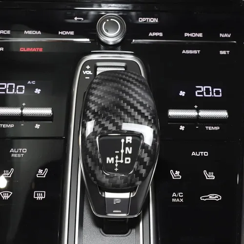 Miniatura 3 de Cubierta de fibra de carbono real para Porsche Panamera 2017-2025 Porsche Panamera Accesorios (negro)