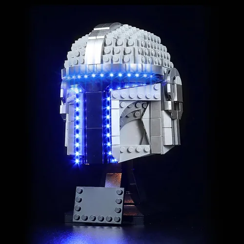 Miniatura 2 de VONADO Kit de luces LED compatible con el set de casco Lego Captain Rex 75349, iluminación DIY compatible con el casco Lego 75349 (sin modelo)