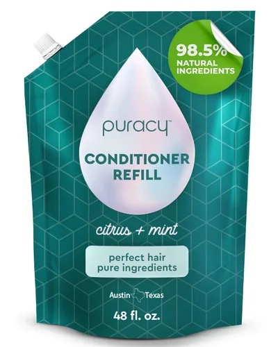 Puracy Acondicionador, los mejores días para cabello fino, medio y tratado con color, cabello perfecto de ingredientes puros, el cabello se mantiene