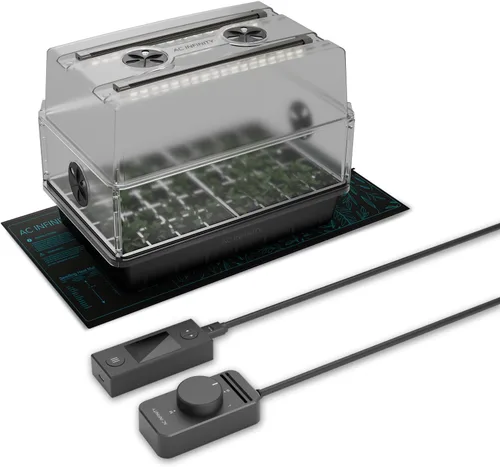 Miniatura 12 de AC Infinity Cúpula de Humedad, Kit de Germinación de Alta Resistencia con Cúpula de 3 mm de Grosor, Bandeja Resistente con Goteo, Bandeja