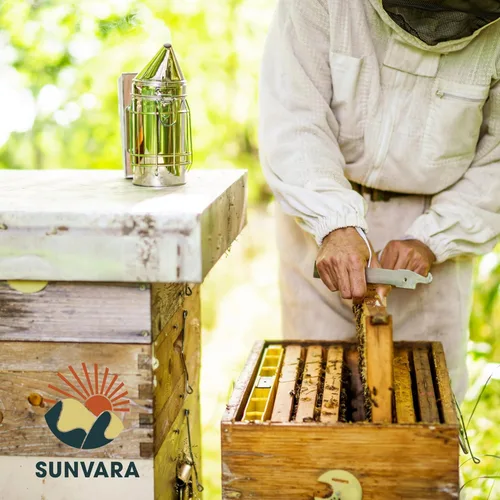 Miniatura 8 de SunVara Escudo térmico de acero inoxidable para ahumador de abejas de alto nivel 11