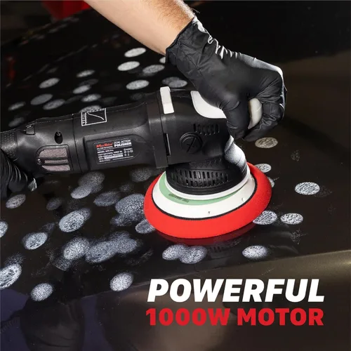 Miniatura 4 de Maxshine M15 Pro Pulidora de Doble Acción Lanzamiento de 15 mm, placa de respaldo de 5”, motor de 1000 W Velocidad variable, agarre ergonómico