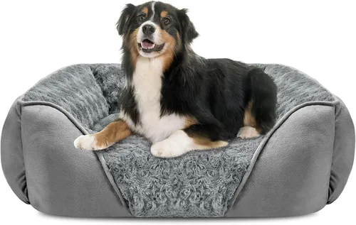 Miniatura 10 de INVENHO Cama XXL para perros grandes, medianos y pequeños, cama rectangular lavable para perro, cama ortopédica para perros, cama suave y relajante