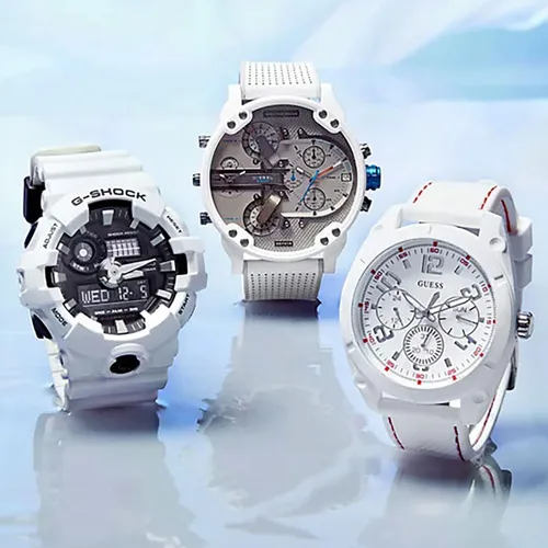 Miniatura 3 de Casio Reloj casual "G Shock" de resina y cuarzo para hombre, color: blanco (Modelo: GA-700-7ACR)