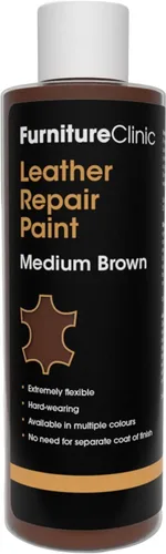 Miniatura 29 de Furniture Clinic Pintura y tinte para reparación de cuero, colorante autosellante para una reparación rápida y fácil del cuero, adecuado para sofás