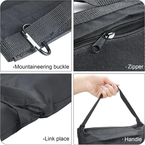 Miniatura 4 de Paquete de 12 bolsas de peso para fotografía, bolsa de peso llena de estudio fotográfico, bolsa de arena pesada vacía para fotografía, soporte