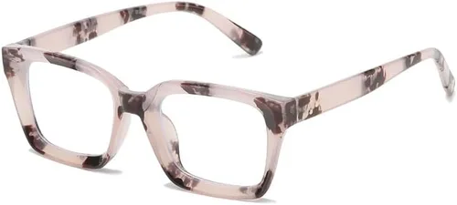 Miniatura 7 de yuandong Mobro - Lentes retro con bloqueo de luz azul para hombres y mujeres, montura cuadrada gruesa, lentes transparentes sin receta