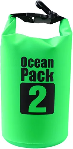 Bolsa seca flotante impermeable Bear Outdoor, para canotaje, kayak, senderismo, snowboard, acampada, rafting, pesca y excursionismo Green
