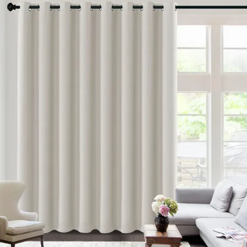 Miniatura 11 de H.VERSAILTEX - Cortinas blackout con aislamiento térmico y ojales en la parte superior, para patios, puertas correderas y división de habitaciones
