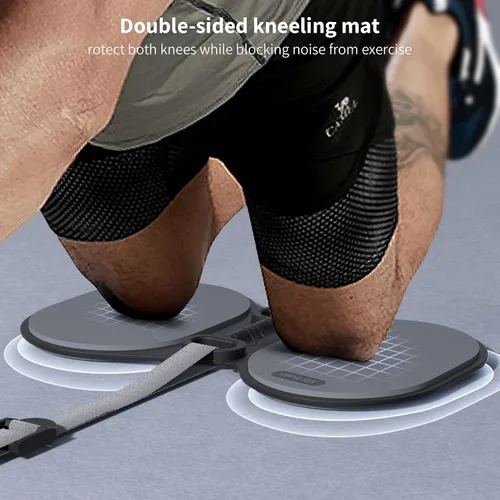 Miniatura 9 de Ally Peaks Rueda de rodillo abdominal con resistencia ajustable, abdominales de rebote automático y equipo de entrenamiento de núcleo