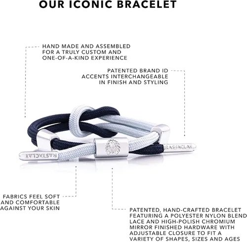 Miniatura 2 de Rastaclat Original Hand Knotted Adjustable Bracelets for All Ages Men Women