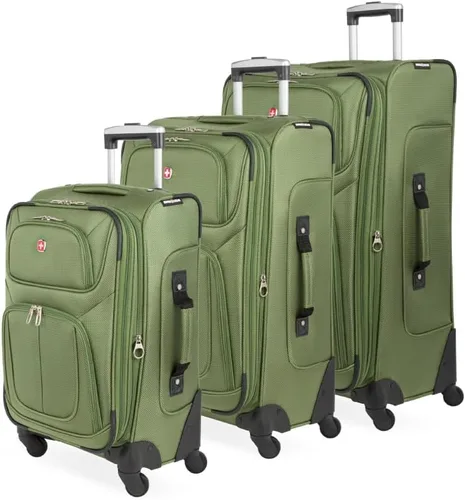 Miniatura 202 de SwissGear - Equipaje suave expandible Sion con ruedas, Negro