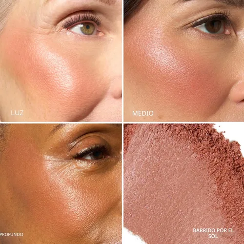 Miniatura 2 de LAURA GELLER NEW YORK Baked Blush-n-Brighten - Rubor marmoleado para mejillas - Tonos tropicales - Acabado satinado - Color para construir 02 Tonos