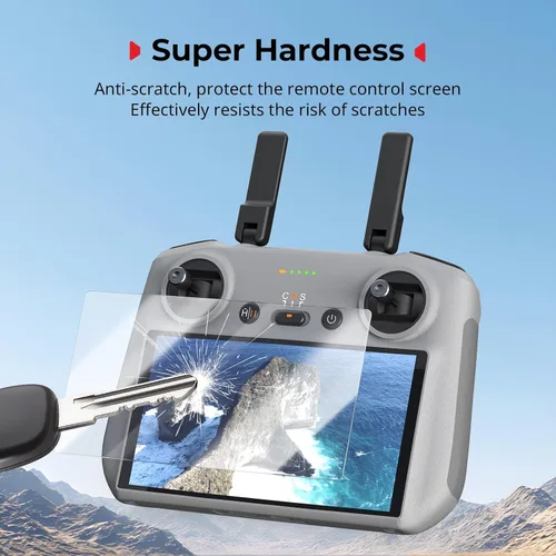 Miniatura 4 de SMALLRIG Protector de pantalla de vidrio templado HD para DJI RC/ RC 2 (paquete de 2), específicamente diseñado para pantallas de control remoto DJI