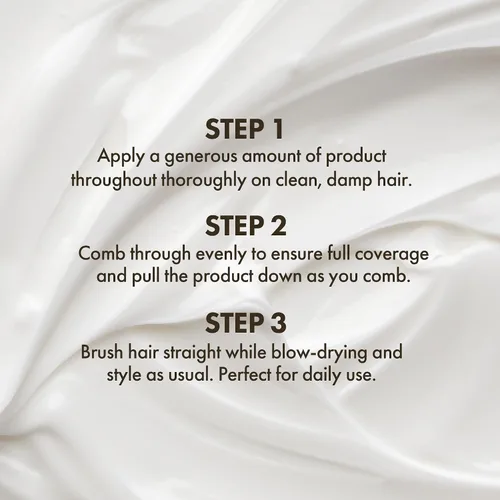 Miniatura 8 de Enjoy Crema alisadora, alisadora y control del encrespamiento para cabello grueso o rizado, bálsamo alisador de cabello no químico para estilos