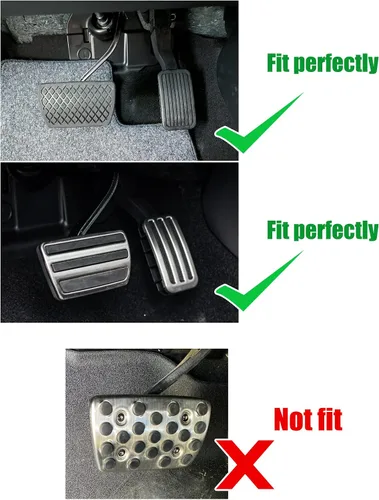 Miniatura 3 de CKE Compatible con Honda Civic CRV Odyssey Pilot Passport Ridgeline Insight Accesorios para pedales de coche deportivo, cubiertas de pedal de freno