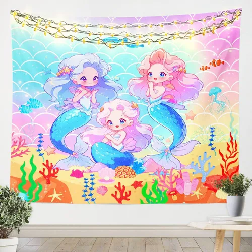 Miniatura 10 de Manfei Tapiz de ciervo para niños, diseño de ramas muertas de camuflaje, decoración rústica de granja, decoración de habitación de niños y niñas