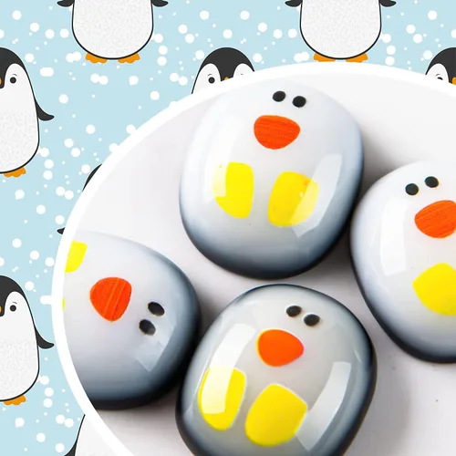 Miniatura 5 de 4 piezas Un pequeño abrazo de pingüino, mini lindo pingüino de bolsillo, abrazo de pingüino, decoración de animales, juguete para aliviar el estrés