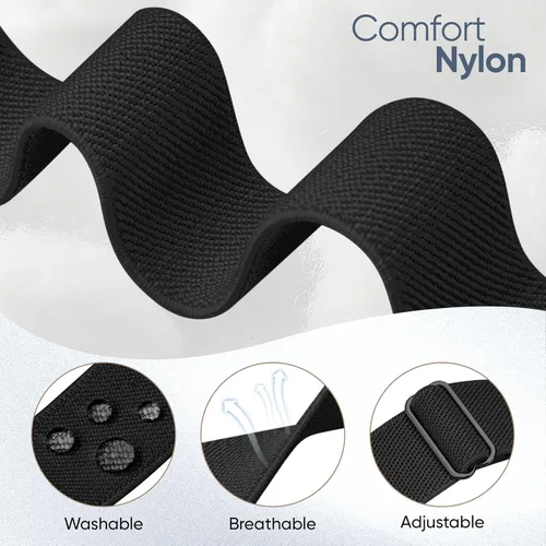 Miniatura 2 de Bandas elásticas compatibles para correa y carcasa de Apple Watch de 40mm 44mm 41mm 45mm 42mm 46mm, correas deportivas de nailon Solo Loop