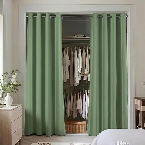 Miniatura 64 de Mrs.Naturall Cortinas Azul Real para Dormitorio, Cortinas Opacas Cortas Medianas Azul Cobalto para Cocina Decoración de Habitación de Adolescentes