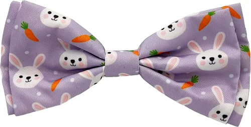 Huxley & Kent Corbatín para mascotas para perros y gatos - Accesorio de collar ajustable de gancho y velcro de primavera y Pascua - Lindo y cómodo