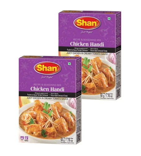 Miniatura 236 de Shan Korma Recipe and Seasoning Mix 1.76 oz (50g) - Spice Powder for Traditional Meat in Yogurt Sauce - Suitable for Vegetarians - Airtight Bag in a