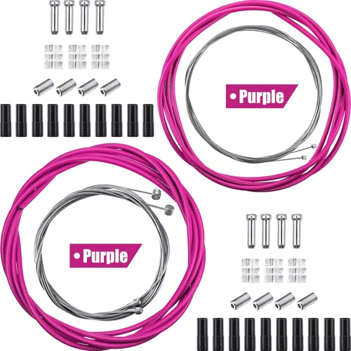 Miniatura 10 de Línea de transmisión universal de bicicleta Cambio de bicicleta Cable y cable de freno Kit para reparación de bicicletas de montaña