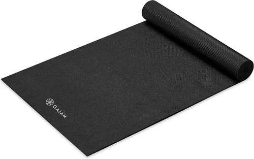 Miniatura 21 de Gaiam - Esterilla de yoga de calidad superior de 5mm, lisa, gruesa y antideslizante para todo tipo de ejercicios de yoga, pilates y gimnasia