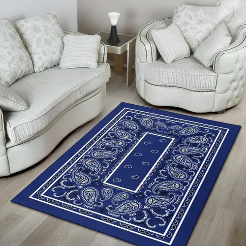 Miniatura 4 de Alfombra bandana personalizada, alfombra de área para decoración del hogar, alfombras para sala de estar, dormitorio, comedor (alfombra bandana 06)
