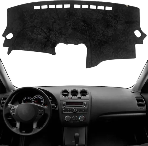 Miniatura 16 de Alfombrilla Protectora para Salpicadero Compatible con Nissan Altima 2012-2007 (Código de Cuerpo L32, Sin Modelos HUD), Alfombrilla Antirreflejos