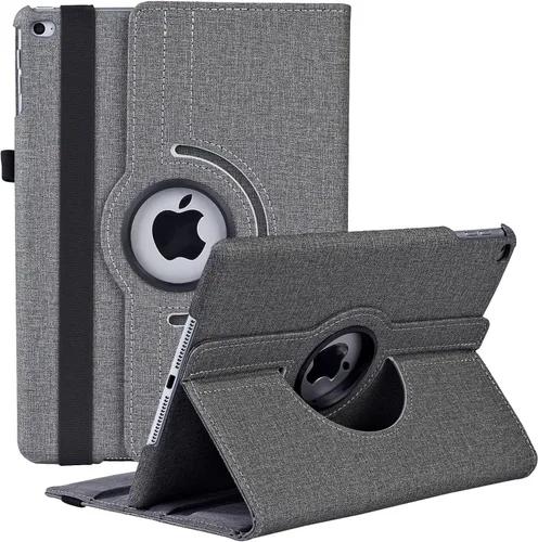Miniatura 18 de Funda giratoria para iPad de 9.7 pulgadas 2018 2017 / Funda para iPad Air 2 - Funda protectora con soporte giratorio de 360 grados y función