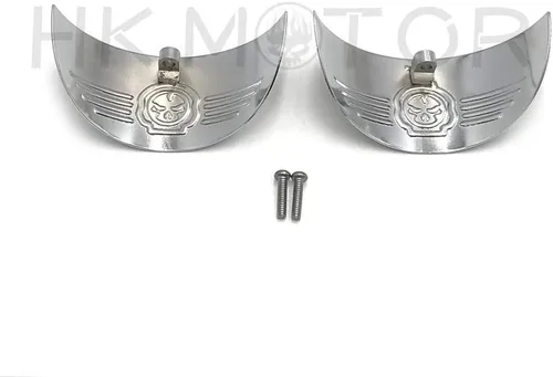 Miniatura 5 de HONGK - Viseras de señal de giro compatibles con Harley 86-92 FXRT/86-90 FLST/88-17 FLSTC/94-17 FLHR [B07MF8W714]