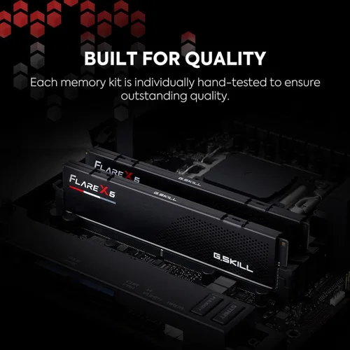 Miniatura 5 de G.SKILL Flare X5 Series DDR5 RAM (AMD Expo e Intel XMP 3.0) 128 GB (2 x 64 GB) 6000MT/s CL34-44-44-96 1.35V Memoria de computadora de escritorio