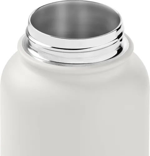 Miniatura 7 de Retrospec Botella de agua aislada de aliso con tapa de popote y tapa de asa, termo de acero inoxidable con boca ancha de doble pared aislada al