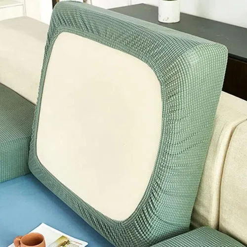Miniatura 14 de Funda elástica para cojín de sofá, funda protectora para muebles de sofá, funda de asiento de sofá, estampado floral con parte inferior elástica, #17