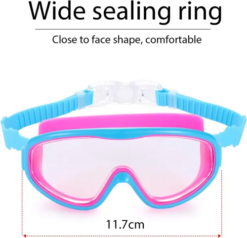 Miniatura 2 de 2 Pack Kids Swim Goggles, Swimming Glasses for Children from 3 to 15 Years Old