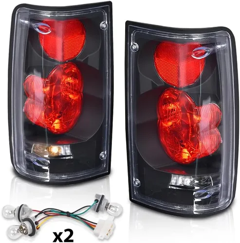 GRAND ORANGE Conjunto de Luces Traseras Luces Traseras Lámpara de Freno con Bombillas Compatible con Toyota Hilux Pickup Truck 1989-1995 8156089166,