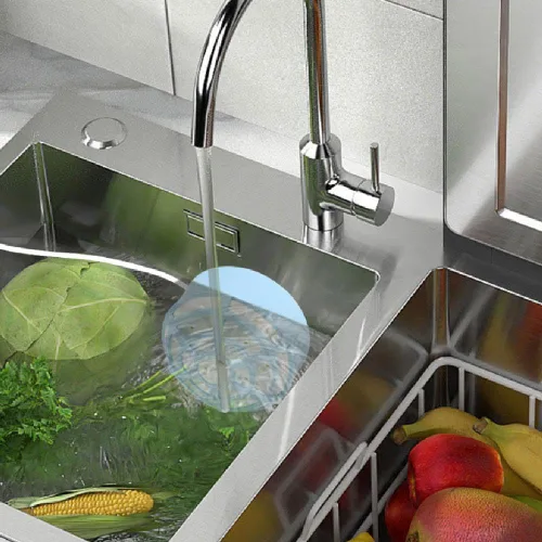 Miniatura 3 de Lavadora de verduras de frutas, dispositivo limpiador de frutas impermeable, purificador de verduras de electrólisis ultrasónica mini limpiador, azul