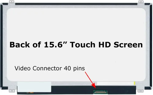 Miniatura 2 de Pantalla LCD SCREENARAMA para HP 15-DA0014DX OnCell Touch 1366x768 HD brillante de repuesto con herramientas 40pin Glossy HD 1366x768 LCD LED