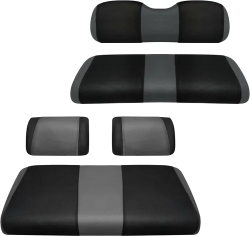 Miniatura 12 de Juego de fundas de asiento de carrito de golf, fundas para asientos delanteros de carrito de golf, ajuste para Club Car Precedent OEM, cojín de Azul