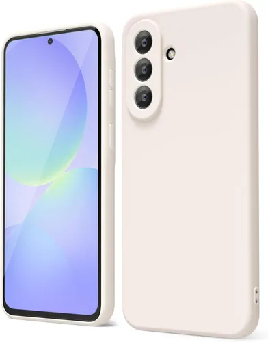 Miniatura 190 de oakxco Funda para teléfono Samsung Galaxy A12 con agarre de silicona líquida, linda delgada fina suave cubierta de gel de goma TPU lisa para mujeres